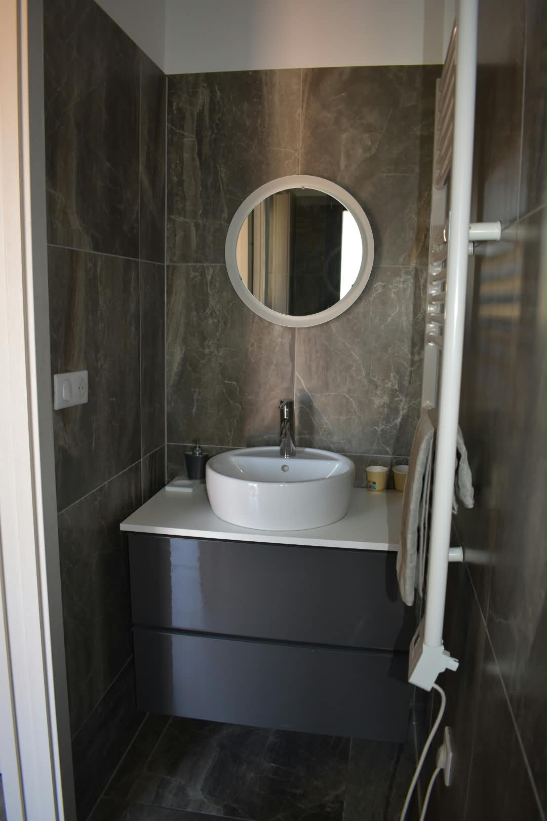 Chambre grise à Calenzana