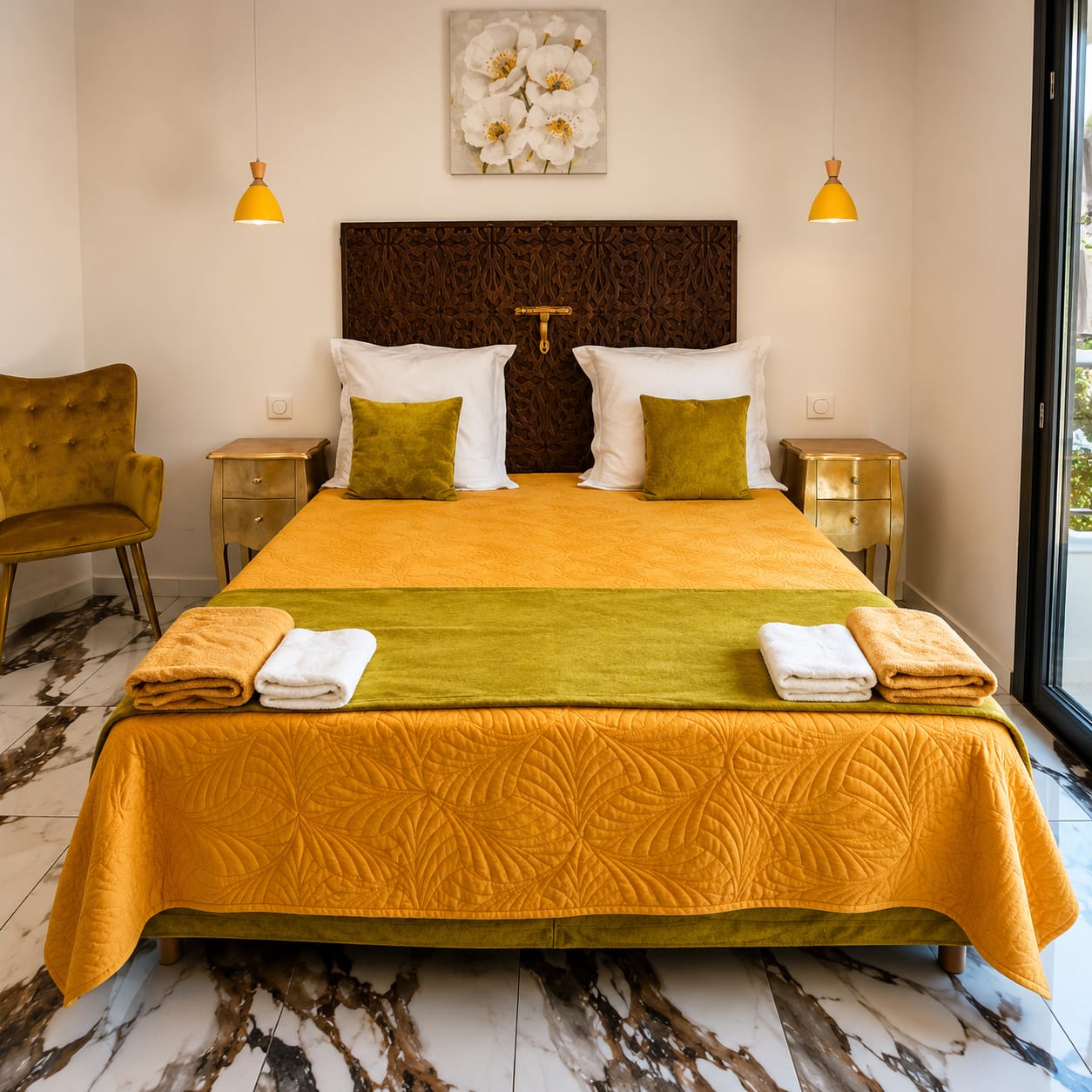 Chambre Jaune à Calenzana