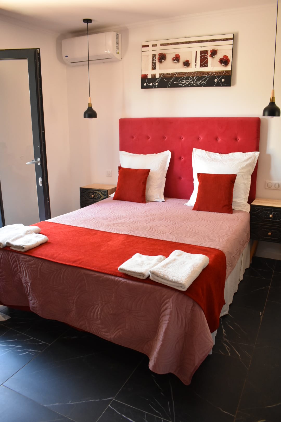 Chambre Rouge à Calenzana